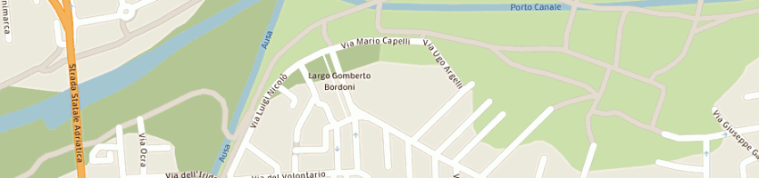 Mappa della impresa scuole scuole per l'infanzia comunali a RIMINI
