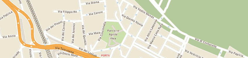 Mappa della impresa orsola alberto a ROMA