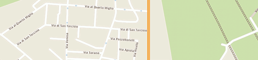 Mappa della impresa congregazione religiose francescane a ROMA
