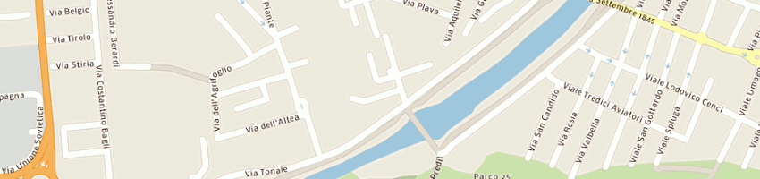 Mappa della impresa associazione culturale il centro a RIMINI