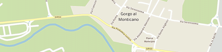 Mappa della impresa tecnoelettrica di da dalt luigino a GORGO AL MONTICANO