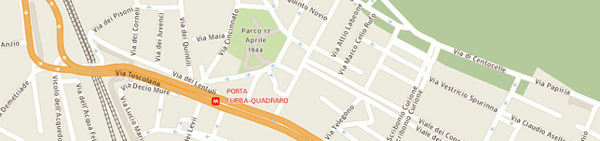 Mappa della impresa in's mercato spa a ROMA