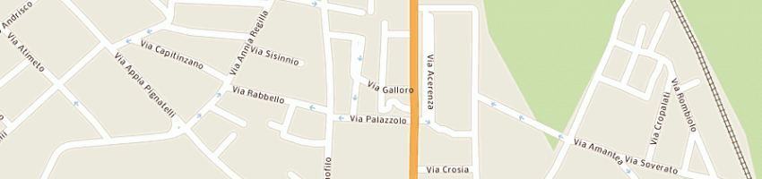 Mappa della impresa carabinieri a ROMA