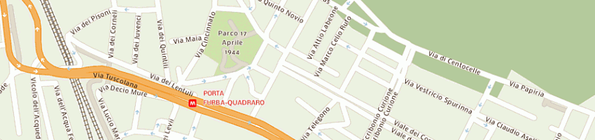 Mappa della impresa spaccini alceste a ROMA