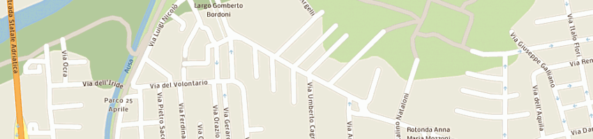 Mappa della impresa bianchi isabella a RIMINI