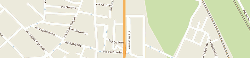 Mappa della impresa fizialetti loredana a ROMA