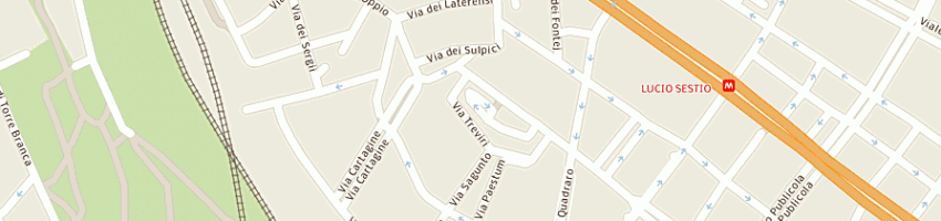 Mappa della impresa flash clean sdf di gallo loredana e segreto francesca a ROMA