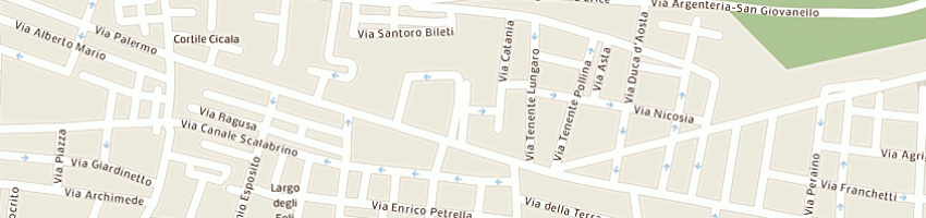 Mappa della impresa istituto di vigilanza extraurbana srl a TRAPANI