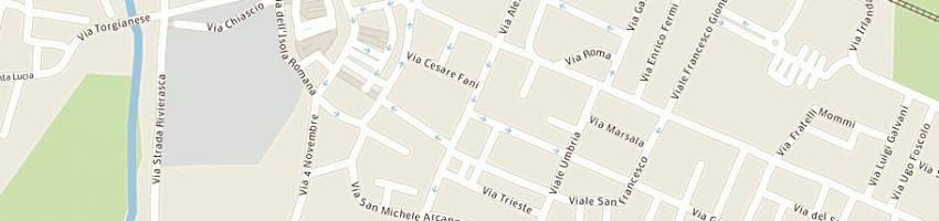 Mappa della impresa rossodue immagine sas di santovecchi giuseppe e c a BASTIA UMBRA