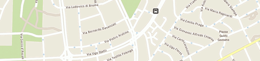 Mappa della impresa esposto casagrande mauro sas e c a ROMA