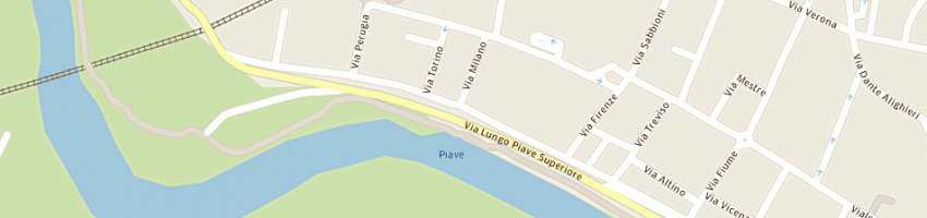 Mappa della impresa bg service snc di bottacin bruna e bacci gianfranco a SAN DONA DI PIAVE