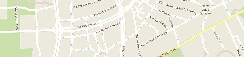 Mappa della impresa rossi assunta a ROMA
