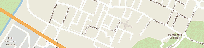Mappa della impresa betti giancarlo a BASTIA UMBRA