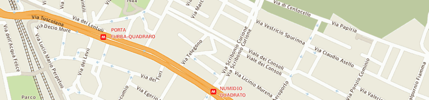Mappa della impresa ferretti roberto a ROMA