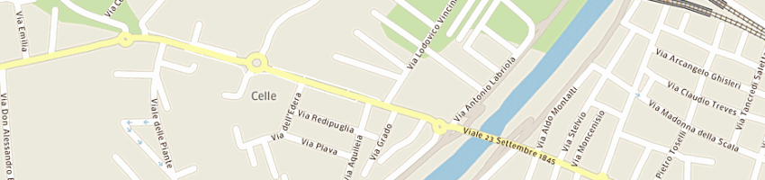 Mappa della impresa vagnoni eugenio a RIMINI