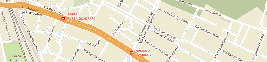 Mappa della impresa rosy dance di testa rosanna a ROMA