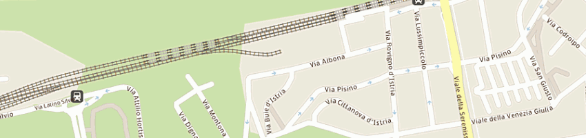 Mappa della impresa bar paco snc di coltorti daniela e c a ROMA