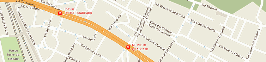 Mappa della impresa frutteria mameli agata a ROMA