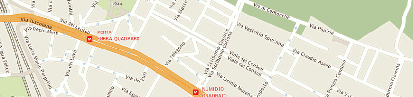 Mappa della impresa recos di pizzuti mario cc sas a ROMA