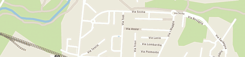 Mappa della impresa rosati nazareno a BASTIA UMBRA