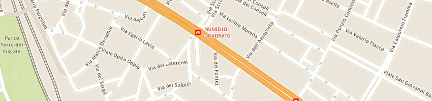 Mappa della impresa di roma antonio e pandolfi nicola alberto snc a ROMA