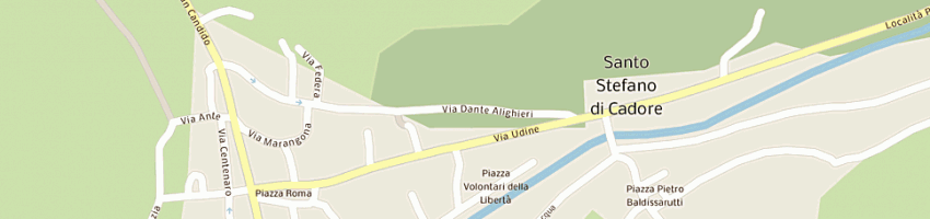 Mappa della impresa comis fiori snc a SANTO STEFANO DI CADORE