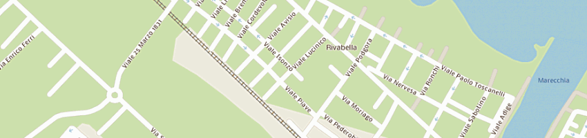 Mappa della impresa grappoli bianca pensione teodorani a RIMINI