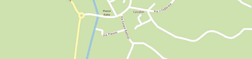 Mappa della impresa cruzzolin lorenzo e c sas a GORGO AL MONTICANO