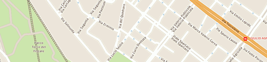Mappa della impresa d'alesi sergio a ROMA