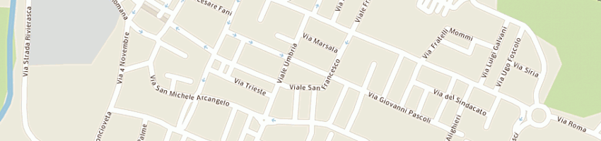 Mappa della impresa silla (sas) a CENTO