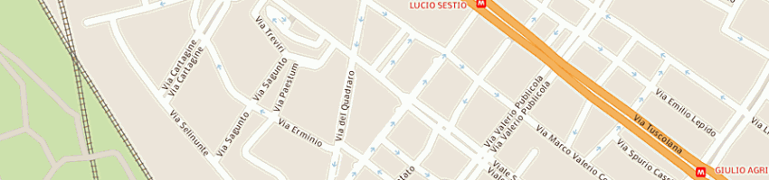 Mappa della impresa chiara carni sas di massi maurizio e c a ROMA