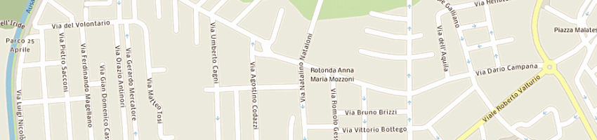 Mappa della impresa tipografia bizzocchi a RIMINI