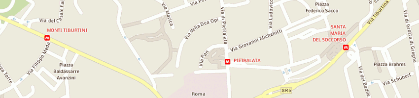 Mappa della impresa technobiosei - tbs in forma abbreviata tbs a ROMA
