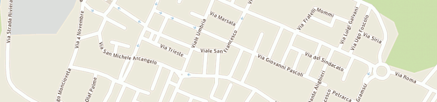 Mappa della impresa sciluc sas di falcinelli scilla e c a BASTIA UMBRA