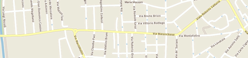 Mappa della impresa hera spa a RIMINI