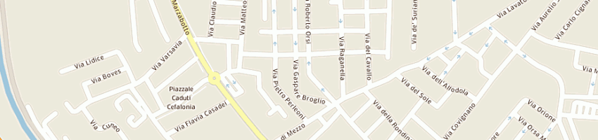 Mappa della impresa pizzeria da moreno di buldrini lorena e c snc a RIMINI