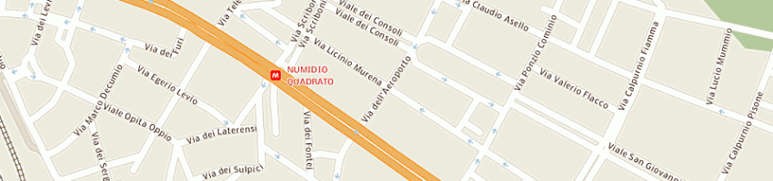 Mappa della impresa bar di tata snc dei flli di tata e vitullo amerina a ROMA