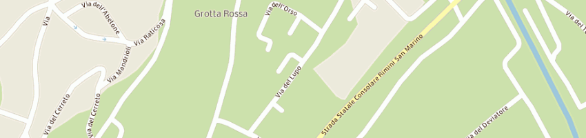 Mappa della impresa carlini erio a RIMINI