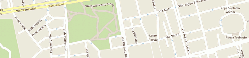 Mappa della impresa panda servizi di baglioni delia a ROMA