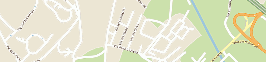 Mappa della impresa paganelli giancarlo a RIMINI