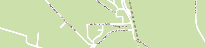 Mappa della impresa king sas di baruffi mauro e c a ROMA