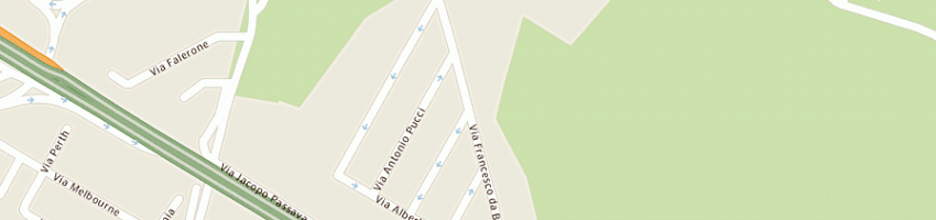 Mappa della impresa penna alberto a ROMA