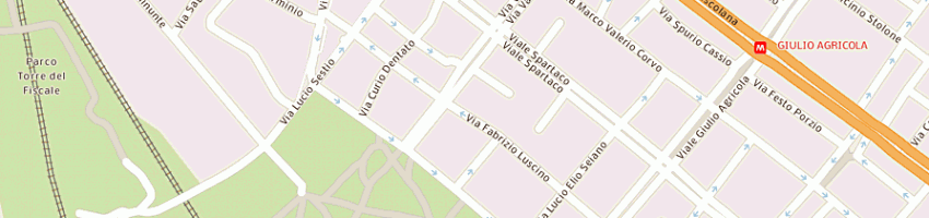Mappa della impresa memeo franco a ROMA