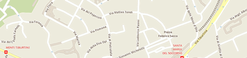 Mappa della impresa associazione euroballetto a ROMA