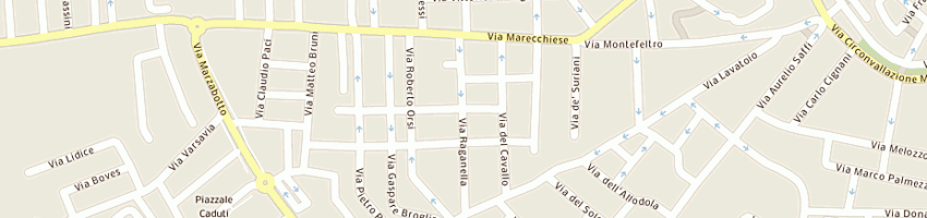 Mappa della impresa flli nicoletti di nicoletti aurelio ed elio e c snc a RIMINI