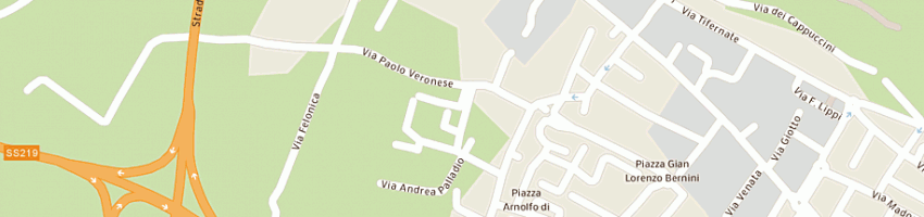 Mappa della impresa santarelli giuliano a GUBBIO