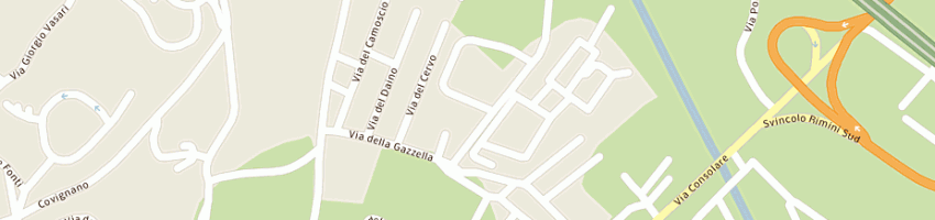 Mappa della impresa ruggeri estintori di profeta cosimo e c sas a RIMINI