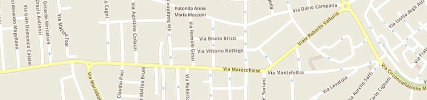 Mappa della impresa corazza daniela a RIMINI