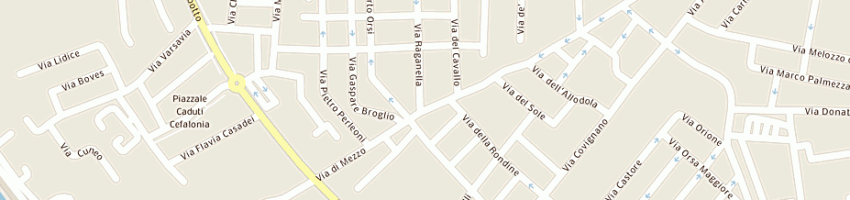 Mappa della impresa cerbara carni snc di cerbara e c a RIMINI