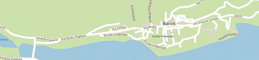 Mappa della impresa celis (srl) a BARCIS